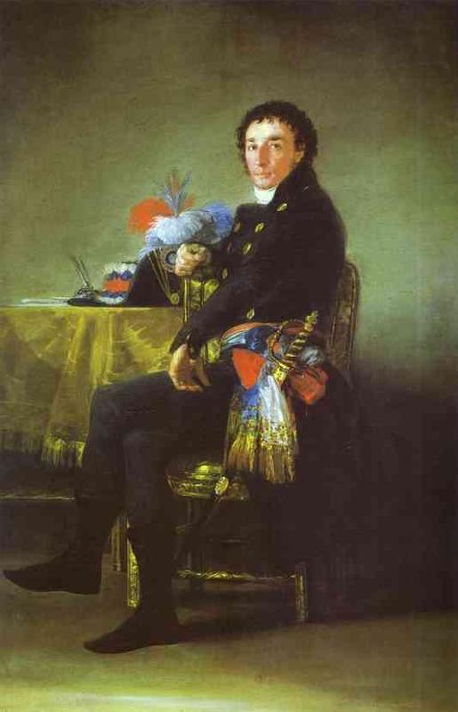 Francisco Jose de Goya Ferdinand Guillemardet French Ambassador in Spain. oil painting image